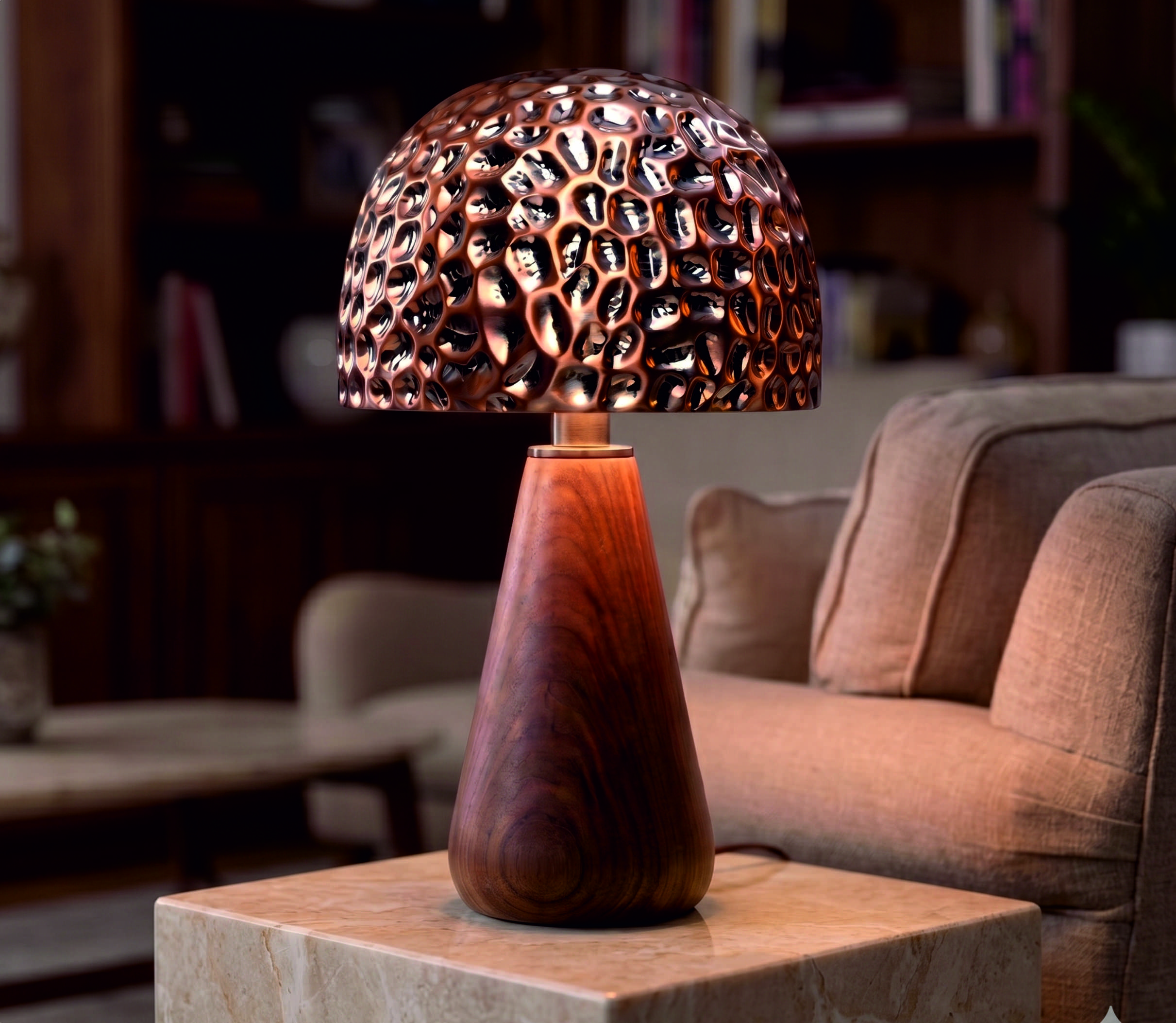 The Glow of Copper, the Warmth of Wood.